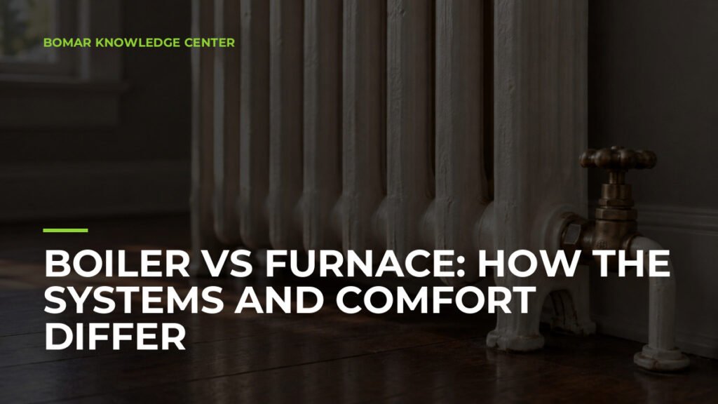 Boiler vs Furnace: How the Systems and Comfort Differ