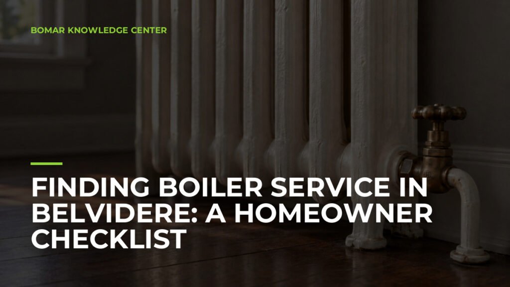 Finding Boiler Service in Belvidere: A Homeowner Checklist