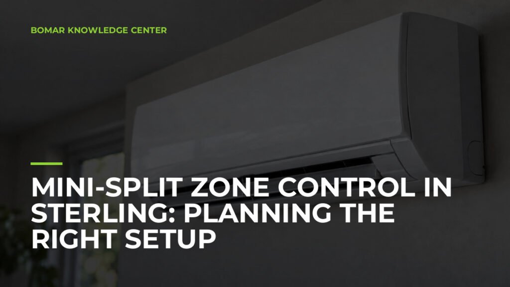 Mini-Split Zone Control in Sterling: Planning the Right Setup